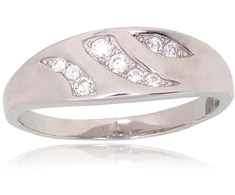 Diamond Sky Jewelry Sidabrinis žiedas su cirkoniais „Kristalo Takas XII“