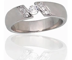 Diamond Sky Jewelry Sidabrinis žiedas su cirkoniais „Tokijas II“