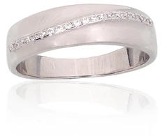 Diamond Sky Jewelry Sidabrinis žiedas su cirkoniais „Kristalo Takas IV“