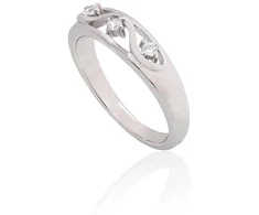 Diamond Sky Jewelry Sidabrinis žiedas su cirkoniais „Louise VII“