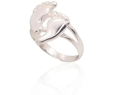 Diamond Sky Jewelry Sidabrinis žiedas „Traces in the Sand“