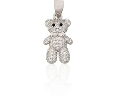 Diamond Sky Jewelry Vaikiškas sidabrinis pakabukas su cirkoniais „Cub II“