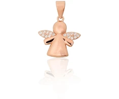 Diamond Sky Jewelry Vaikiškas sidabrinis pakabukas su cirkoniais „Little Angel“