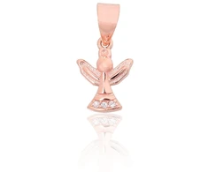 Diamond Sky Jewelry Vaikiškas sidabrinis pakabukas su cirkoniais „Angel IV“