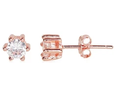 Diamond Sky Jewelry Vaikiški sidabriniai auskarai su cirkoniais „Junona XIX“