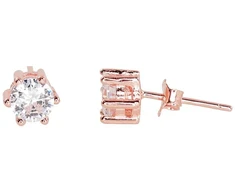 Diamond Sky Jewelry Vaikiški sidabriniai auskarai-vinukai su cirkoniais „Junona XVIII“