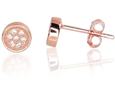 Diamond Sky Jewelry Vaikiški sidabriniai auskarai-vinukai su cirkoniais „Cruise II“
