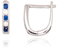 Diamond Sky Jewelry Vaikiški sidabriniai auskarai su cirkoniais „Confetti VII“