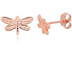 Diamond Sky Jewelry Vaikiški sidabriniai auskarai-vinukai „Dragonfly IV“