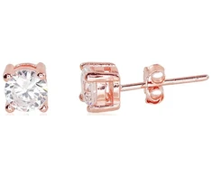 Diamond Sky Jewelry Vaikiški sidabriniai auskarai su cirkoniais „Junona XXI“