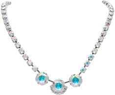 Diamond Sky Jewelry Vestuvinis vėrinys „Akinantis Spindesys (Aurora Borealis)“ su Swarovski™ kristalais