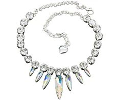 Diamond Sky Jewelry Vestuvinis vėrinys „Atlantis (Aurora Borealis)“ su Swarovski™ kristalais