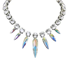 Diamond Sky Jewelry Vestuvinis vėrinys „Atlantis (Aurora Borealis)“ su Swarovski™ kristalais