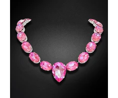 Diamond Sky Jewelry Vestuvinis vėrinys „Color Season (Lotus Rožinė DeLite)“ su Swarovski™ kristalais