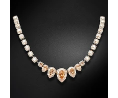 Diamond Sky Jewelry Vestuvinis vėrinys „Leonora (Golden Shadow)“ su Swarovski™ kristalais