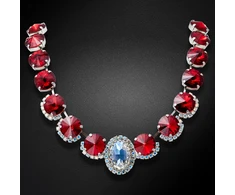 Diamond Sky Jewelry Vestuvinis vėrinys „Safi's Charm (Scarlet)“ su Swarovski™ kristalais