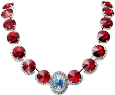 Diamond Sky Jewelry Vestuvinis vėrinys „Safi's Charm (Scarlet)“ su Swarovski™ kristalais