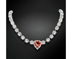 Diamond Sky Jewelry Vestuvinis vėrinys „Saint Valentine II (Raudona Magma)“ su Swarovski™ kristalais