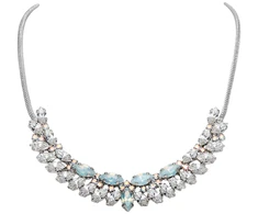 Diamond Sky Jewelry Vestuvinis vėrinys „Spring (Baltas Opal / Aurora Borealis)“ su Swarovski™ kristalais