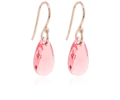 Marmara Sidabriniai auskarai „Baroque VII (Rose Peach)“ su Swarovski® kristalais