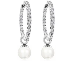 Marmara Sidabriniai auskarai „Galos XVII“ su Swarovski® kristalais