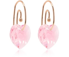 Marmara Sidabriniai auskarai „Juliet (Light Rose)“ su Swarovski® kristalais