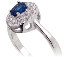Diamond Sky Jewelry Sidabrinis žiedas su cirkoniais „Cecilia II“