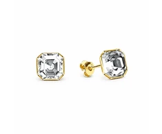 Spark Sidabriniai auskarai „Imperial II“ su Swarovski® kristalais