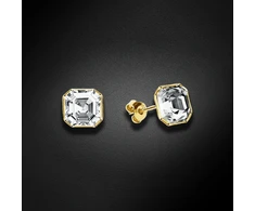 Spark Sidabriniai auskarai „Imperial II“ su Swarovski® kristalais