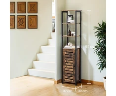 Songmics Lentyna 37 × 30 × 167 cm