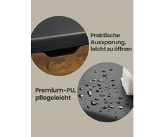 Songmics Batų suolelis su 3 atviromis lentynomis