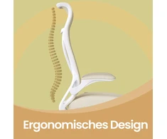 Songmics Ergonomiška biuro kėdė 67x67x125 cm, smėlio spalvos