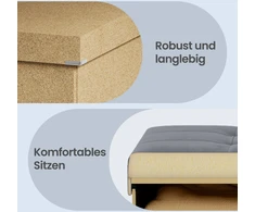 Songmics Pufas 38 x 110 x 38 cm