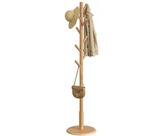 Songmics Drabužių stovas su aštuoniais kabliais, 40 cm skersmens, 171,8 cm aukščio