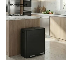 Songmics Šiukšliadėžė 2 x 30 l