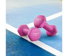 SONGMICS hanteliai, 2 vnt. rinkinys, 2 x 1kg