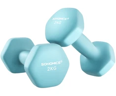 Songmics 2 hantelių rinkinys turkio spalvos