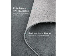 Songmics Kilimas 200x290 cm taubos pilkumo