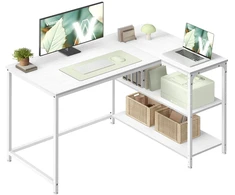 Songmics Kampinis rašomasis stalas 110 x 80 x 76 cm