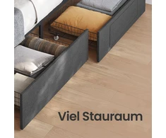 Songmics Lovos rėmas 90 × 200 cm