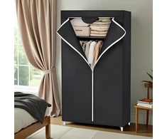 Tekstilinė spinta Songmics 160x75 cm juoda