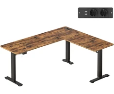 Songmics Reguliuojamo aukščio stalas 190 x 155 cm