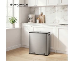 Songmics Šiukšlių dėžė 2 x 30 l