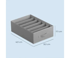 Songmics Spintos dėklai 42 x 30 x 17 cm 6 vnt.