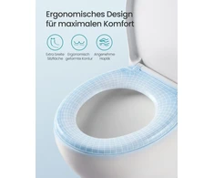 Songmics O formos tualeto sėdynė su automatiniu nuleidimu ir lengvu nuėmimu, balta
