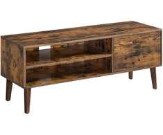 TV staliukas Songmics Vasagle 120 cm ilgio pramoninio dizaino TV spintelė