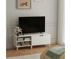 TV staliukas Songmics Televizoriaus staliukas su 2 durelėmis, 140 cm