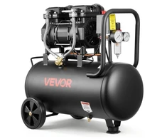VEVOR 30 l oro kompresorius, 1,5 kW, be alyvos, 126 l/min, 8 bar, MZB-1500H-30