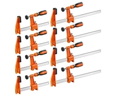VEVOR F spaustuvų rinkinys medienai, 8 vnt., 15 cm ir 30 cm, iki 272 kg