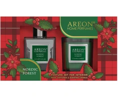 Areon Rinkinys Kvapas 150 ml+žvakė Nordic Forest
